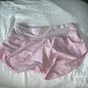 Speed shorts 4 blush pink sparkle* 2-way stretch EUC